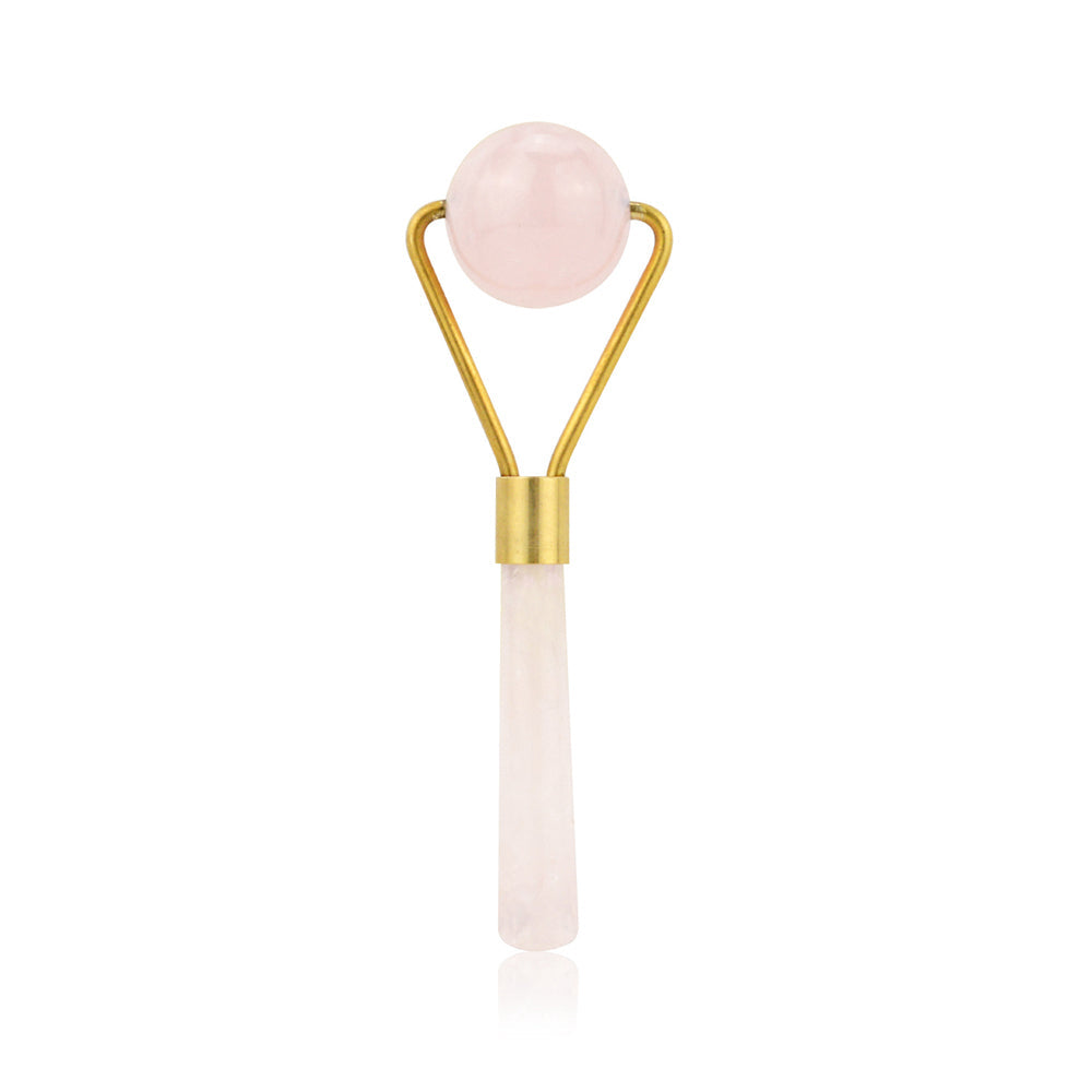Rose Quartz Facial Ice Roller Massager
