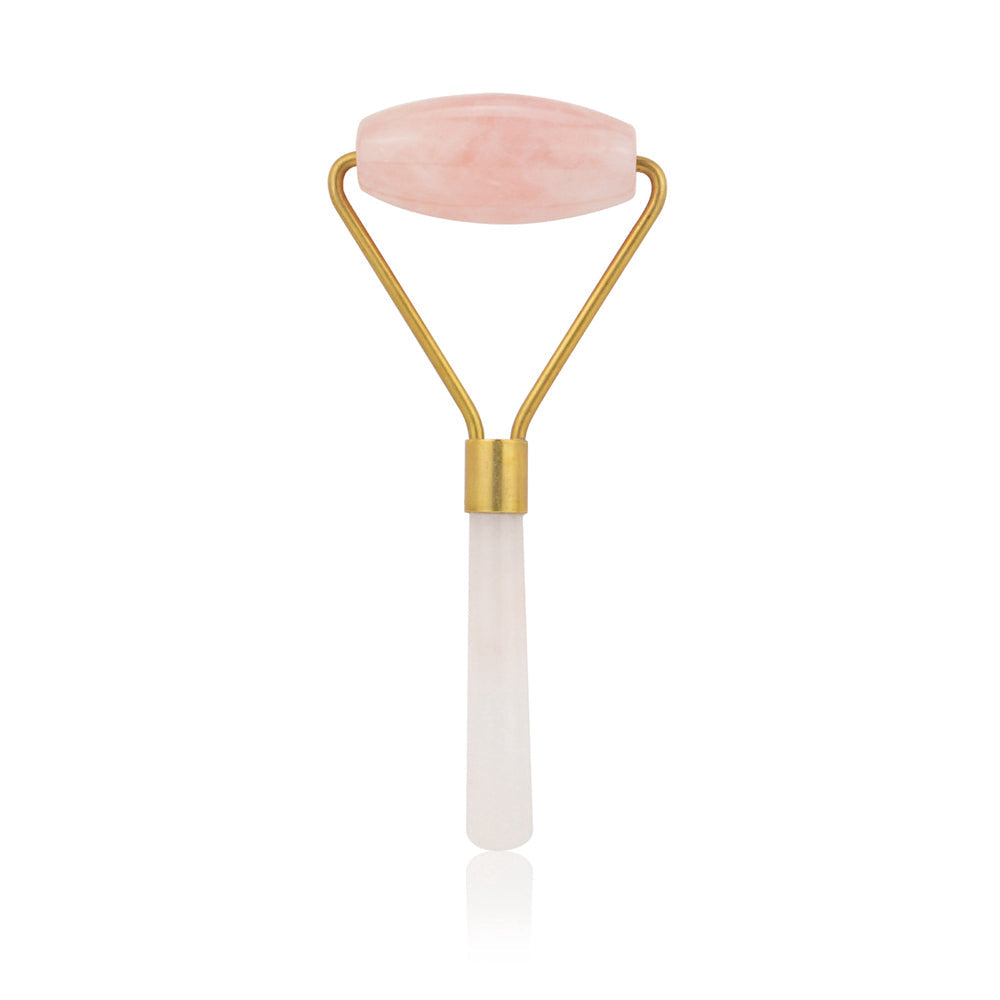 Rose Quartz Facial Ice Roller Massager