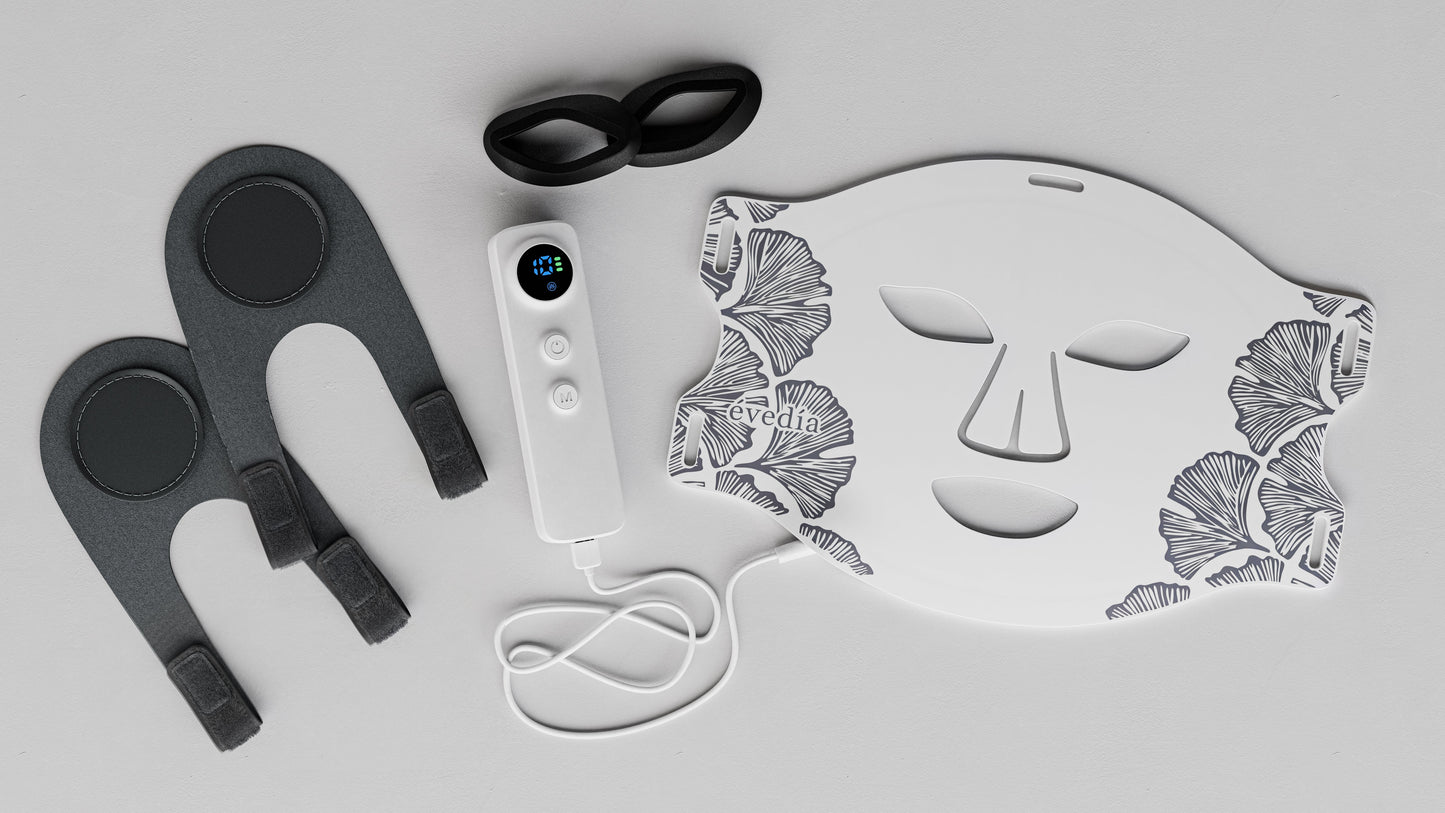 EVEDIA ION LED Face Mask — Double Infrared Light Therapy